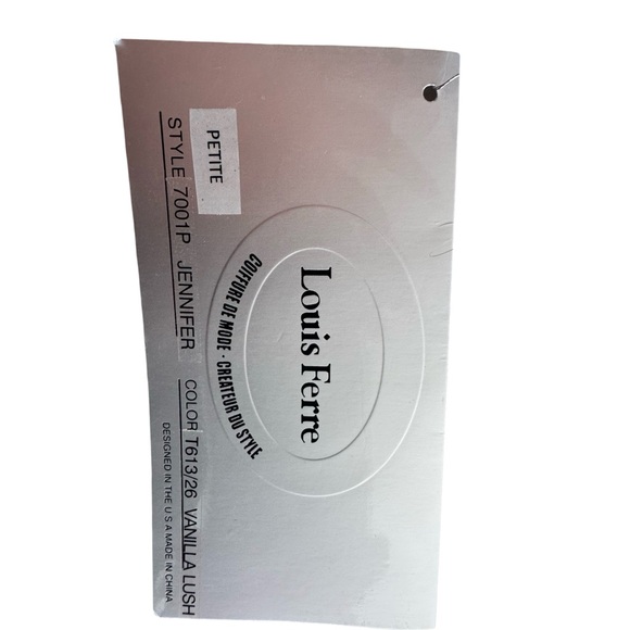 (NWT) Jennifer Petite Monofilament Synthetic Wig by Louis Ferre Vanilla Lush - Picture 3 of 8